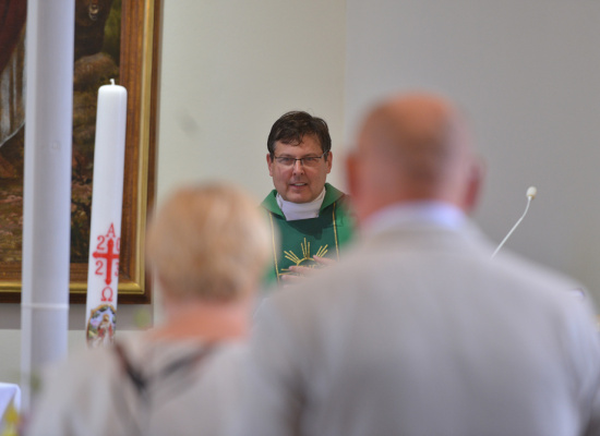 Krzynki - msza św w dniu 50 urodzin ks. Grzegorza
